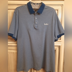 Michael Kors XL Polo Navy‎ White Stripe